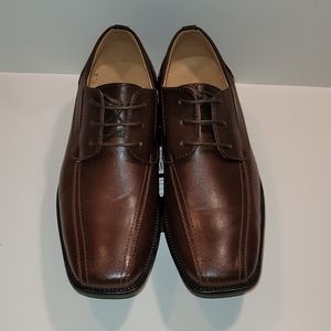Alberto Fellini brown men's dress shoes